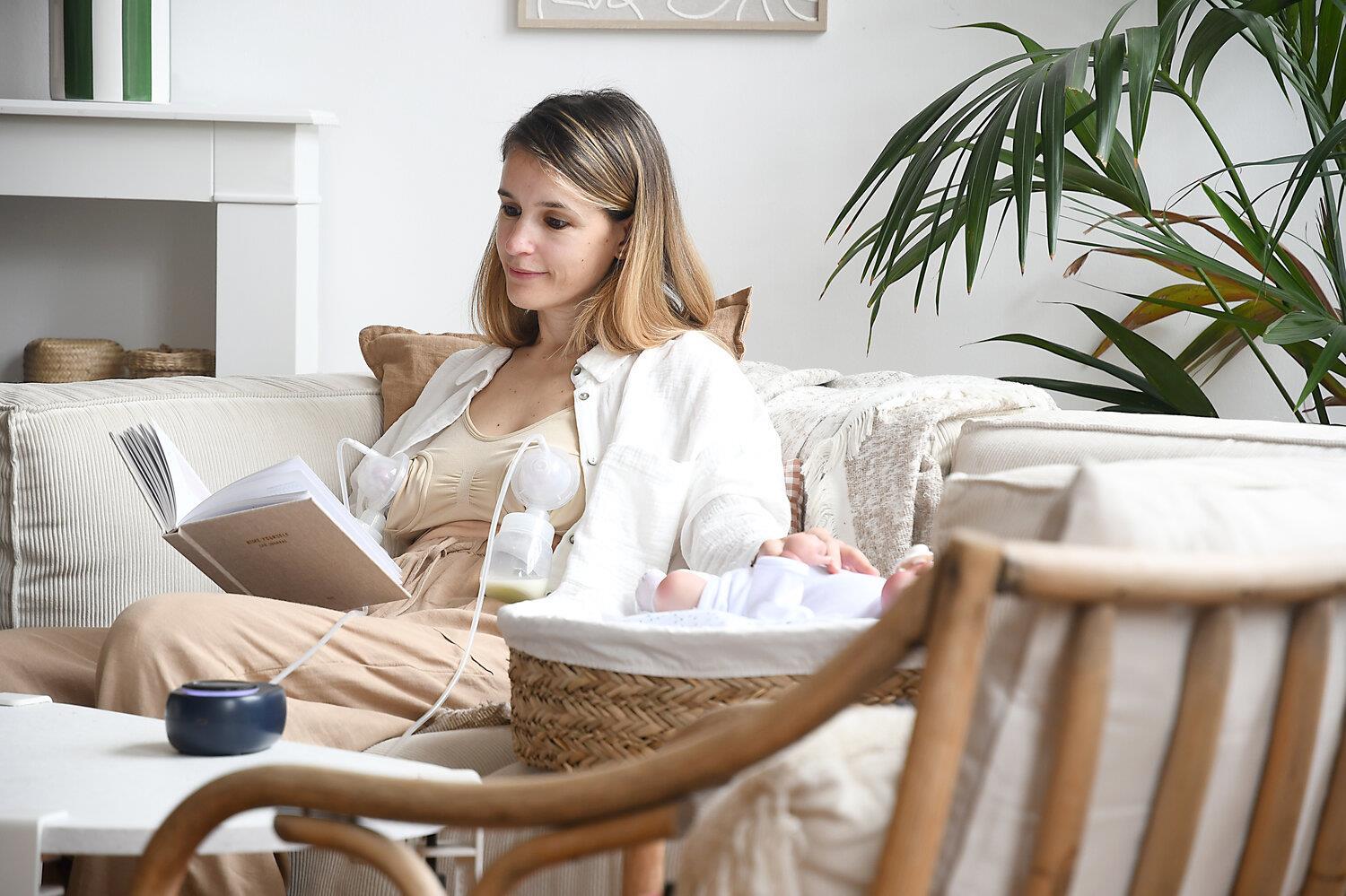 Beaba Çiftli Elektrikli Göğüs ve Süt Pompası, Night Blue