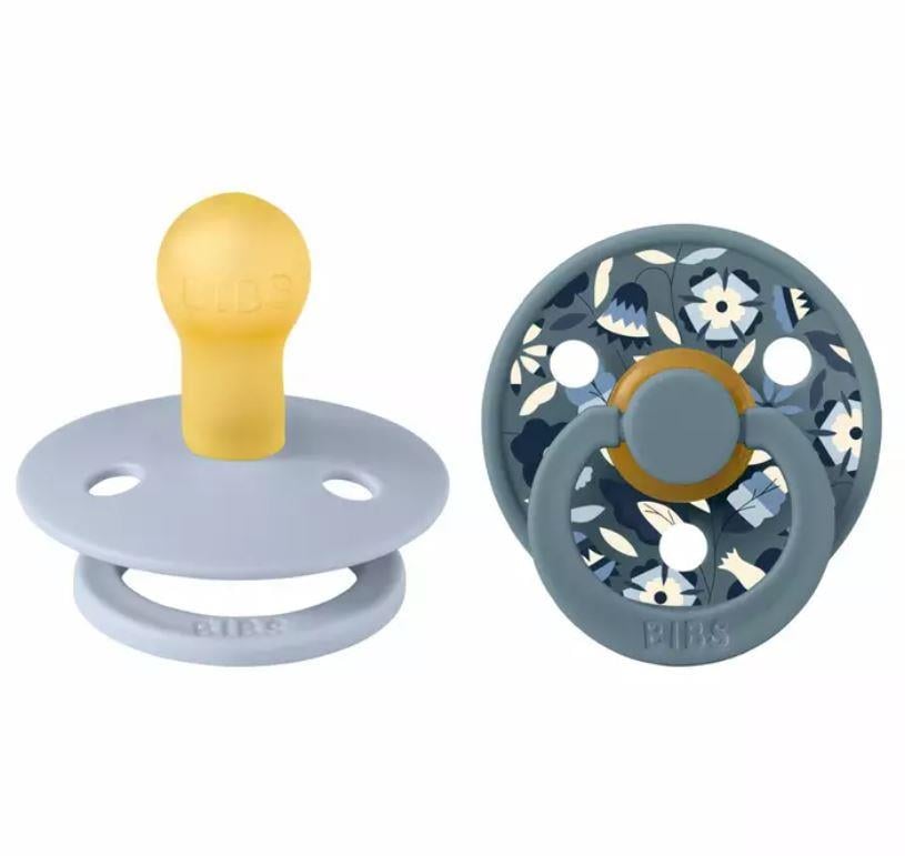 Bibs Liberty Latex İkili Dusty Blue Mix Emzik STD