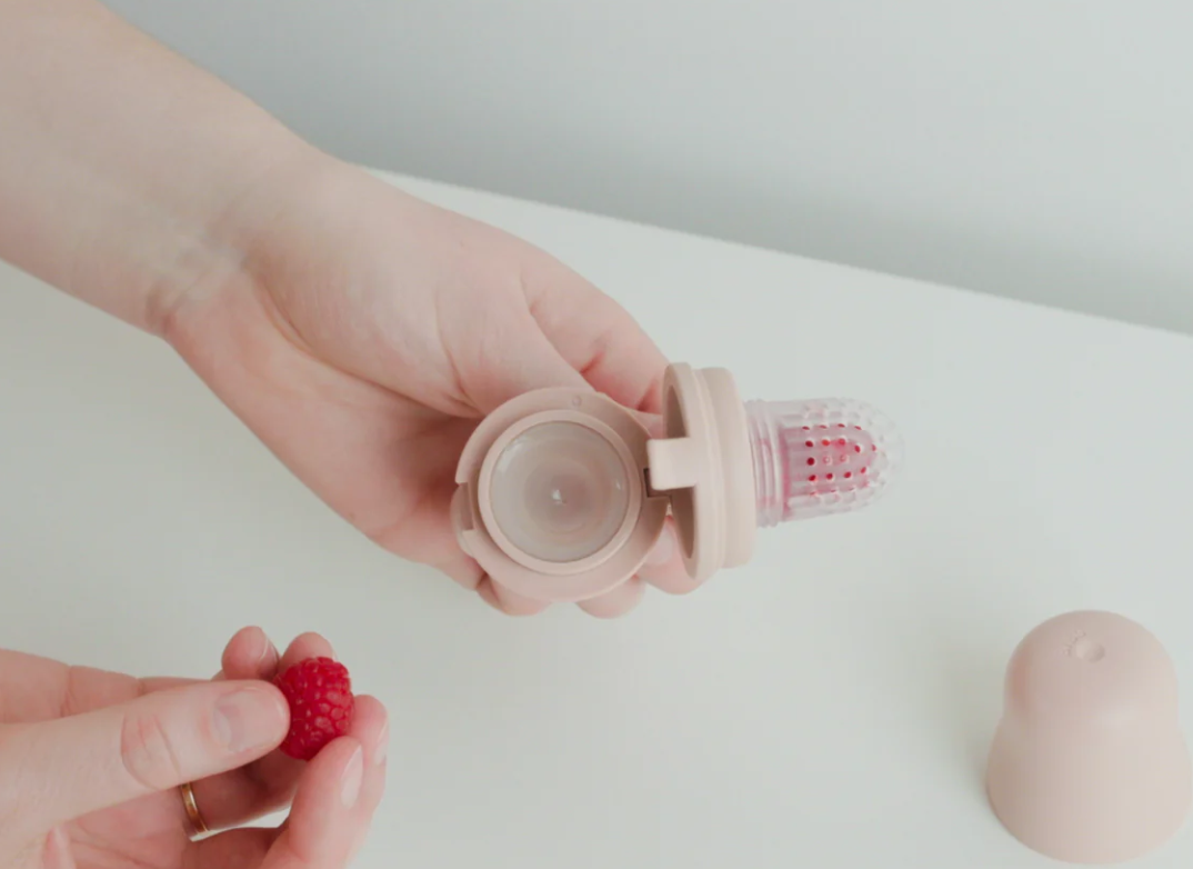 Bibs Silikon Meyve ve Sebze Filesi Blush