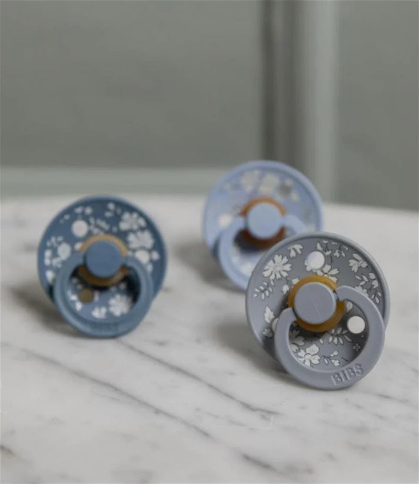 Bibs x Liberty Colour İkili Capel - Dusty Blue 0-6