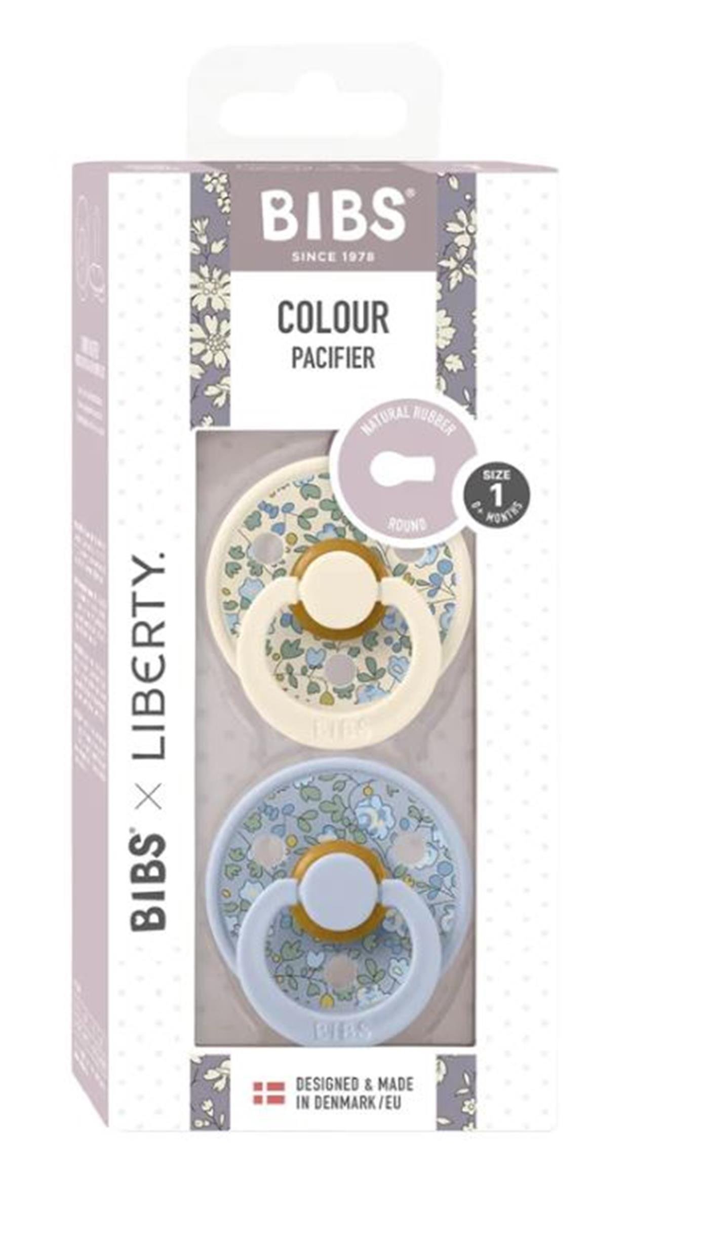 Bibs x Liberty Colour İkili Eloise - Dusty Blue 0-6