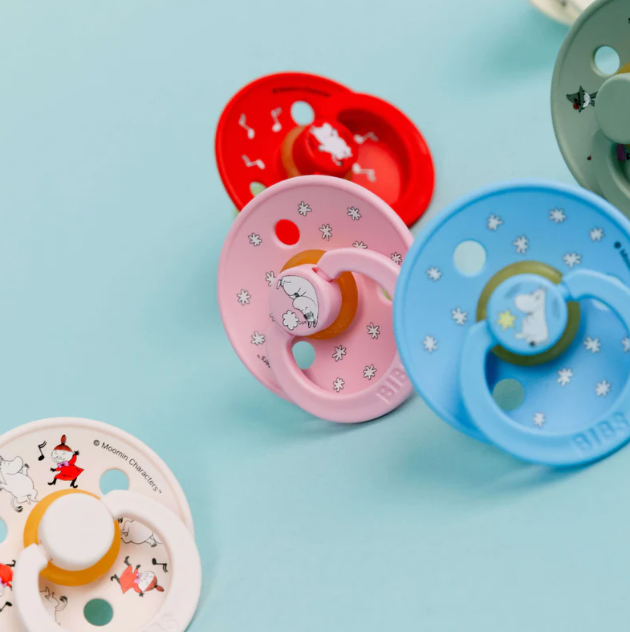 Bibs X Moomin Colour Latex Emzik Dreaming Baby Pink