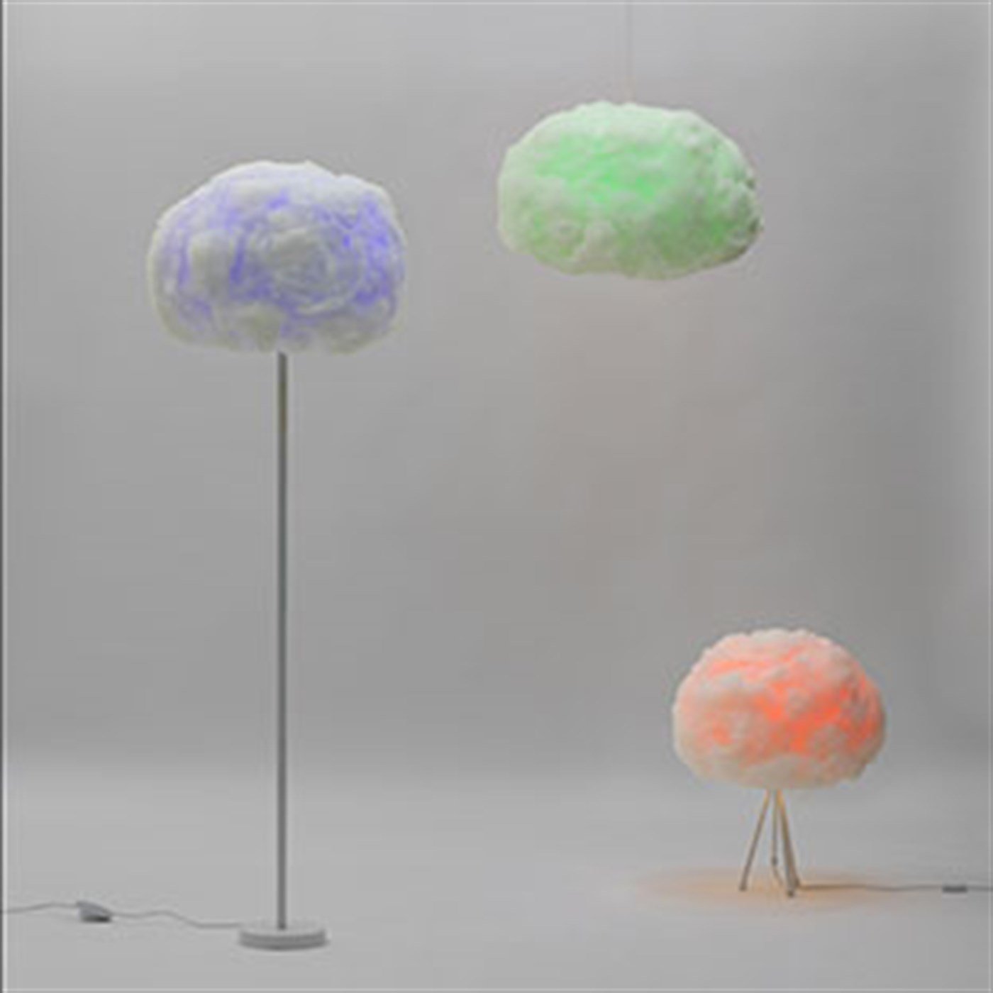 Bouffeecloud Bulut Lambader RGB Kumandalı Siyah