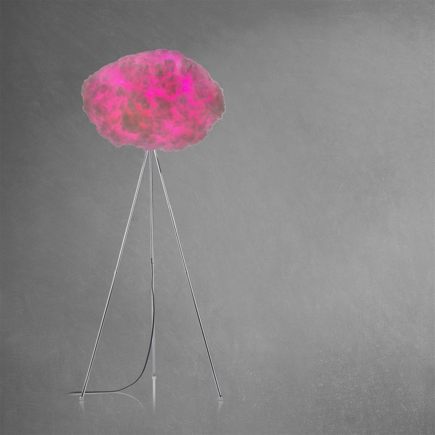 Bouffeecloud Bulut Tripod Lambader RGB Kumandalı Krom