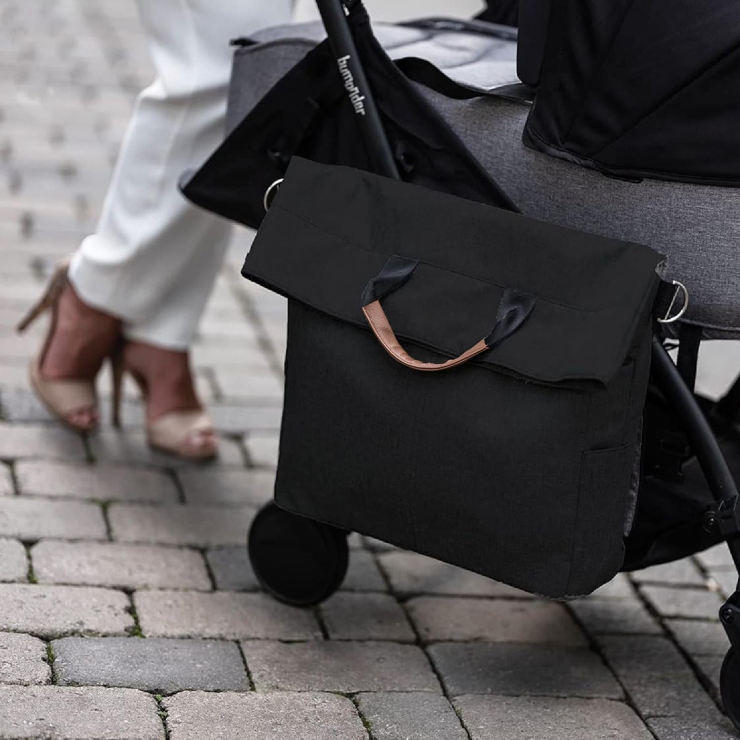 Bumprider Bebek Yan Bakım Çantası / Black-Brown