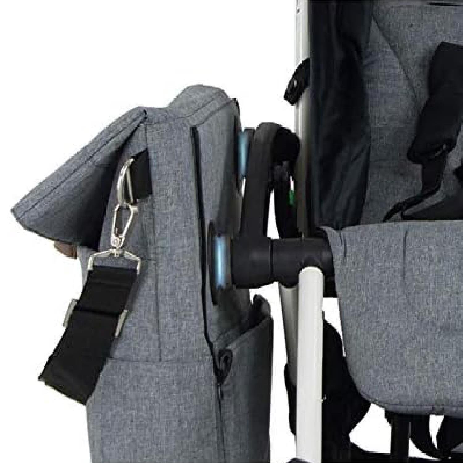 Bumprider Bebek Yan Bakım Çantası / Grey-Black