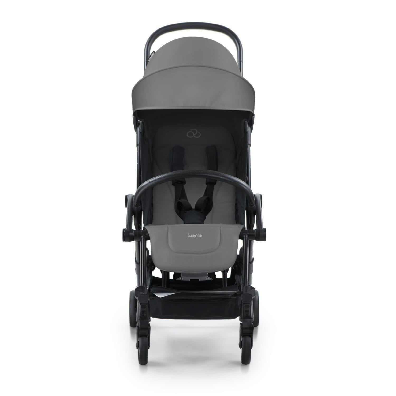 Bumprider Connect³ Bebek Arabası ve Portbebe Seti – Black & Grey | Yan Bakım Çantası Hediyeli