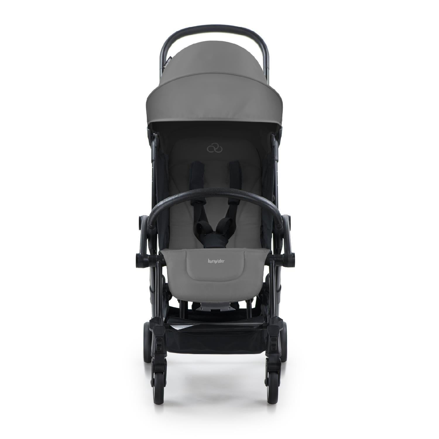 Bumprider Connect³ Black-Grey Bebek Arabası & Connect TRN Grup 0+ Oto Koltuğu Grey & Oto Koltuk Adaptörü