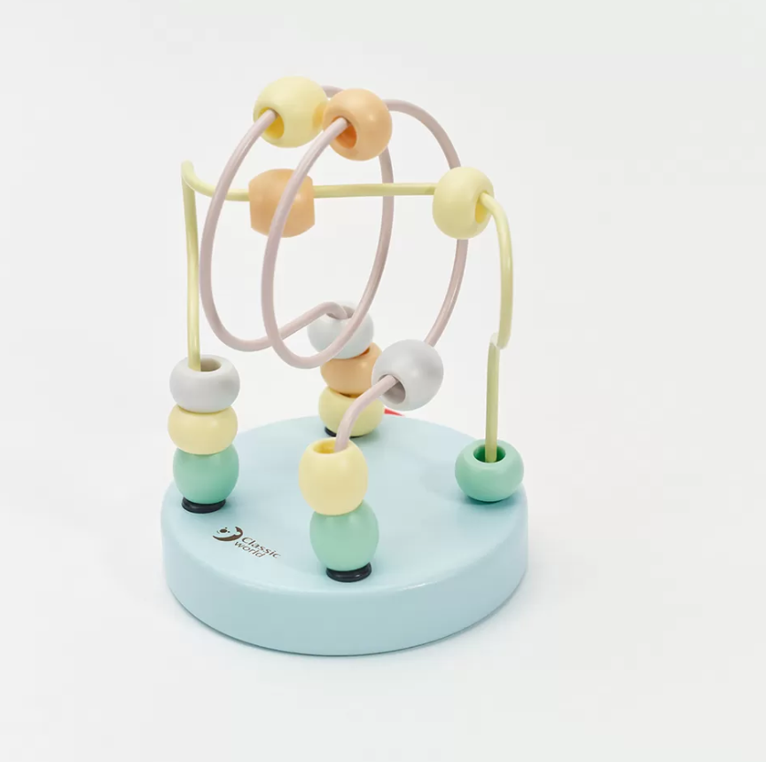 Classic World Ahşap Boncuklu Labirent - Mint