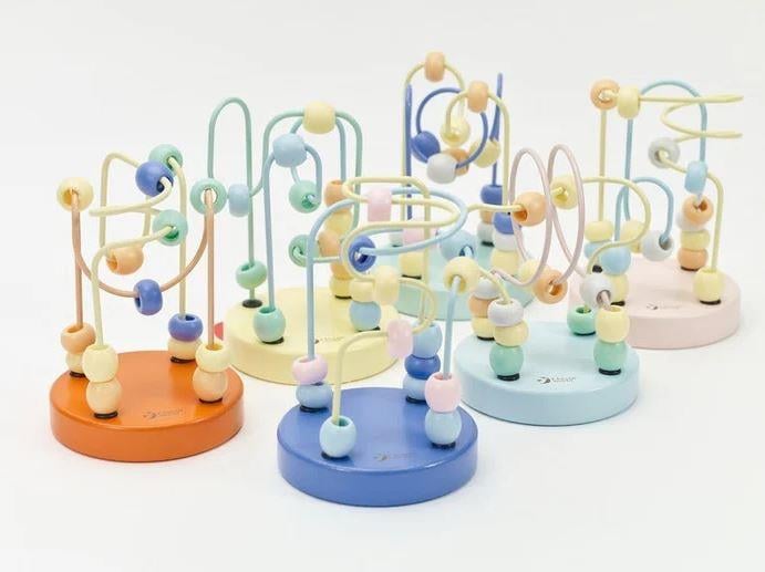 Classic World Ahşap Boncuklu Labirent -Turuncu