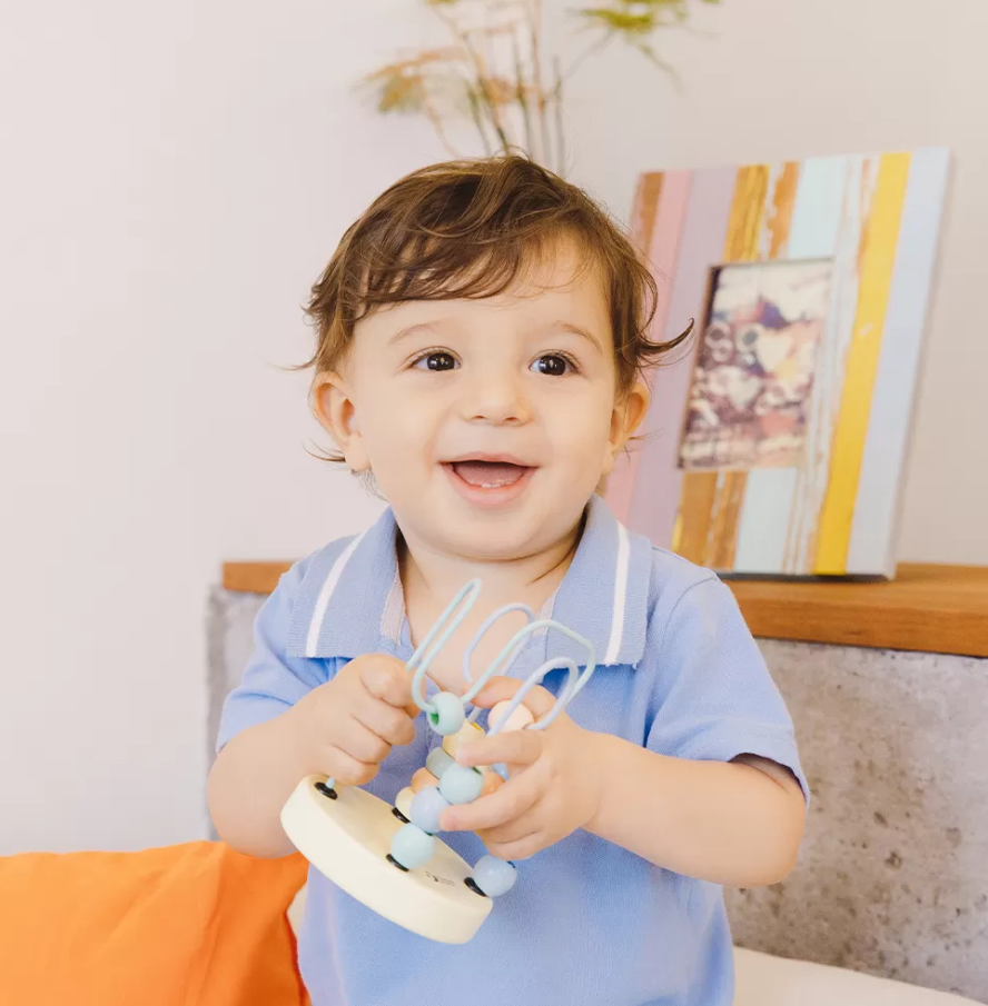 Classic World Ahşap Boncuklu Labirent - Mint