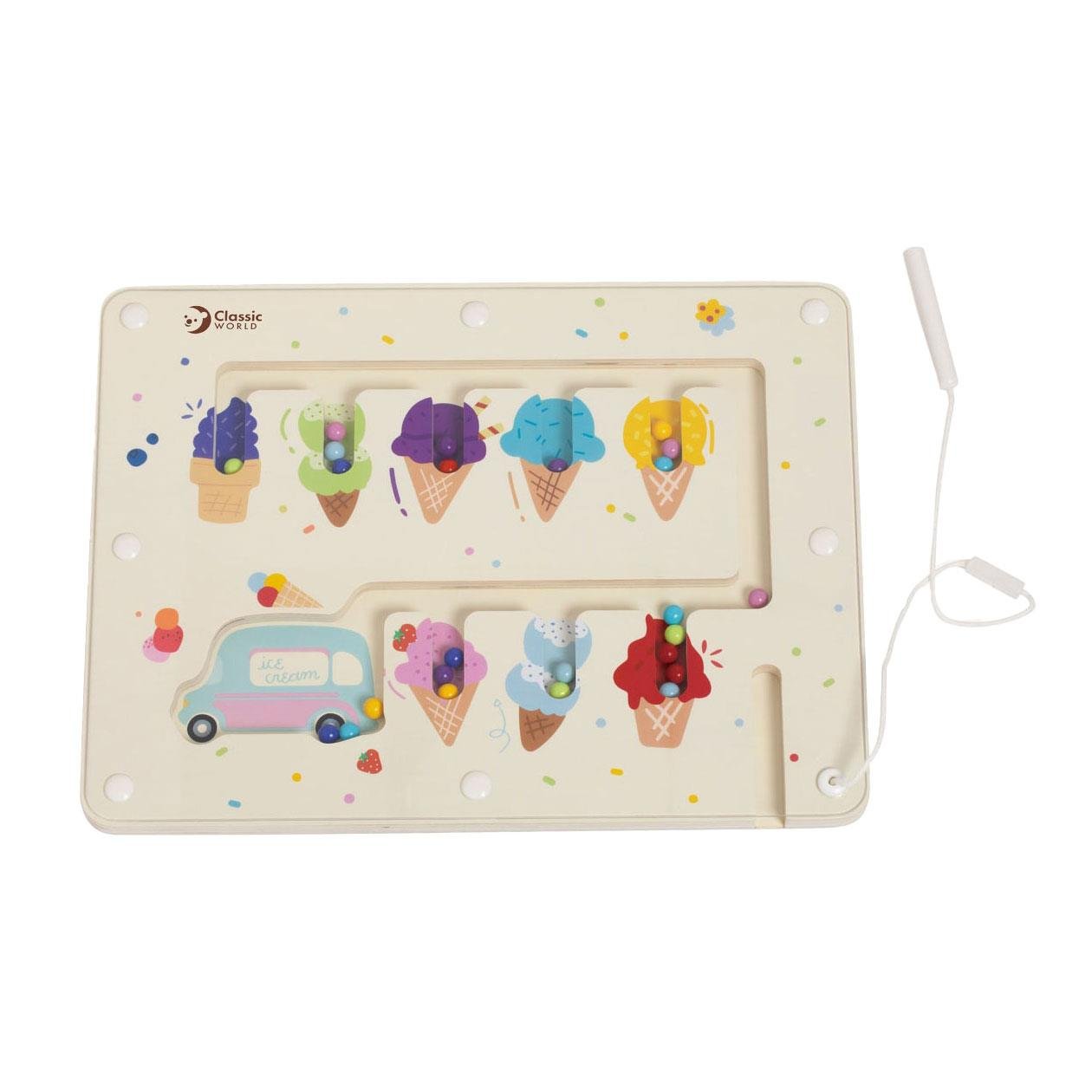 Classic World Ahşap Mıknatıslı Renk Eşleştirme Oyunu