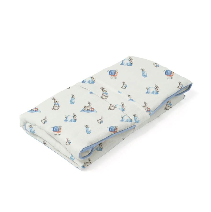 Deux Lapins Çantalı Pratik Katlanabilir Alt Değiştirme Matı Bebe lapin