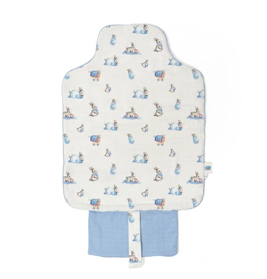 Deux Lapins Çantalı Pratik Katlanabilir Alt Değiştirme Matı Bebe lapin