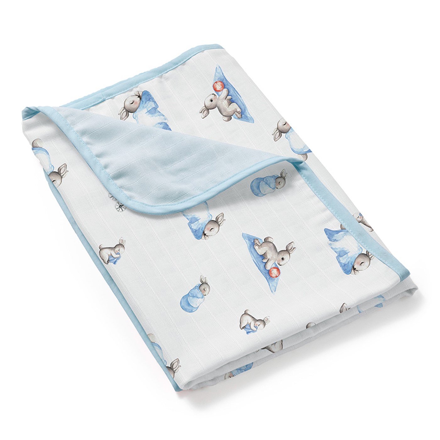 Deux Lapins Çift Kat Müslin Battaniye Bebe lapin