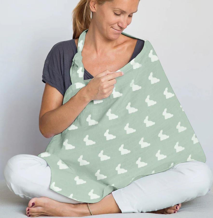 Deux Lapins Emzirme Önlüğü Matcha