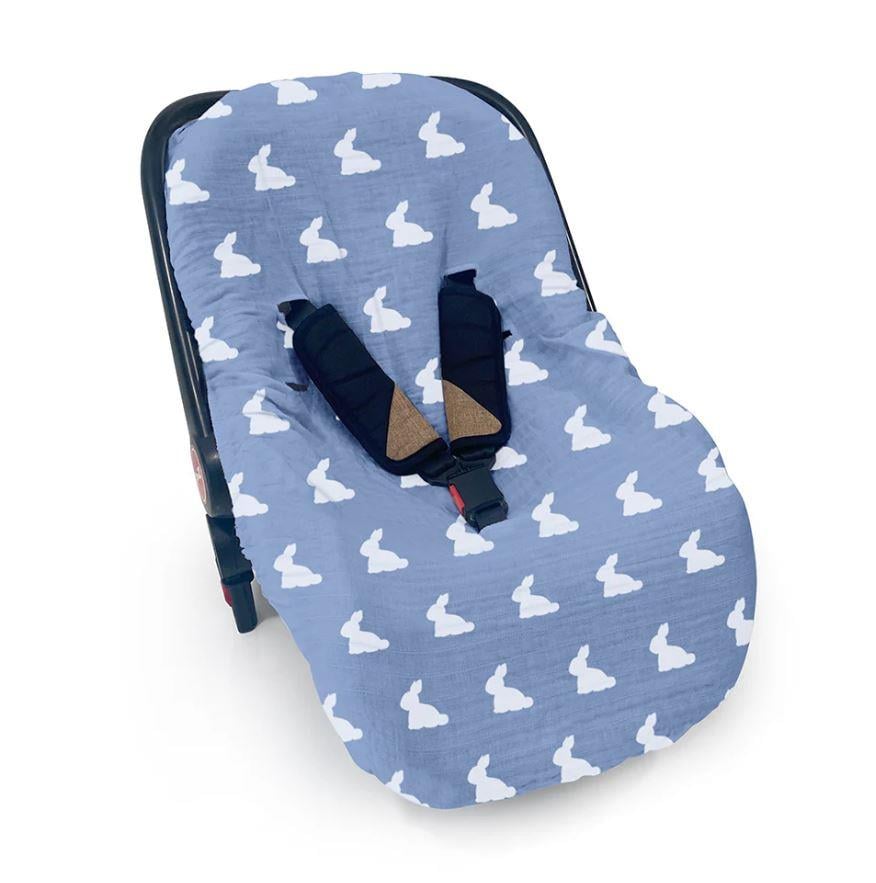 Deux Lapins Müslin Puset Kılıfı Royal Blue