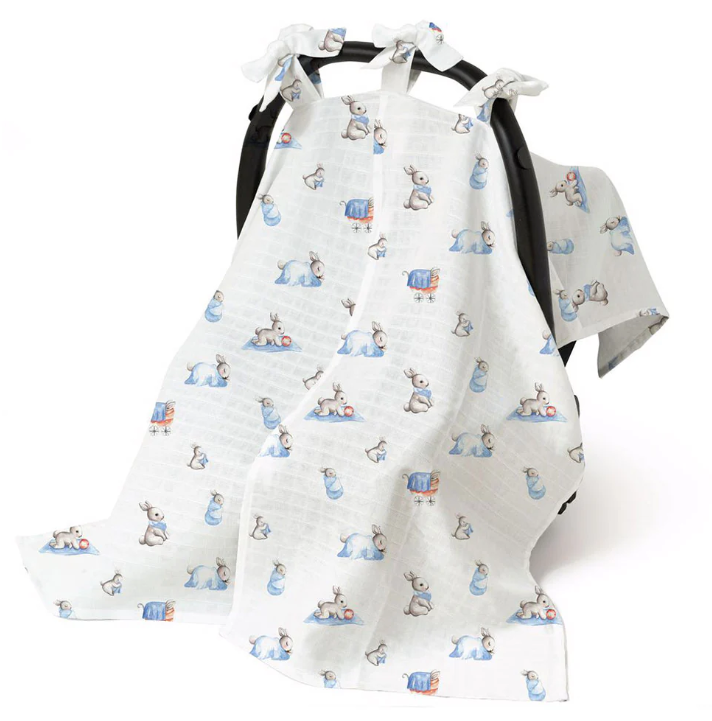 Deux Lapins Puset Örtüsü Bebe lapin