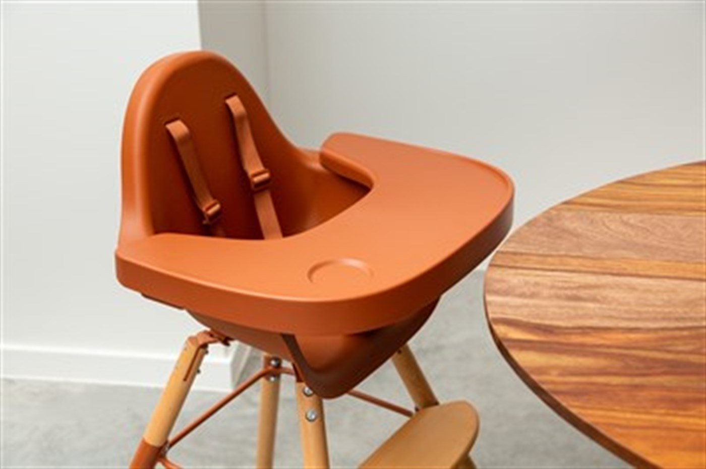 Evolu 2 Mama Sandalyesi Rust + Ön tepsi ( Silikon Matlı)