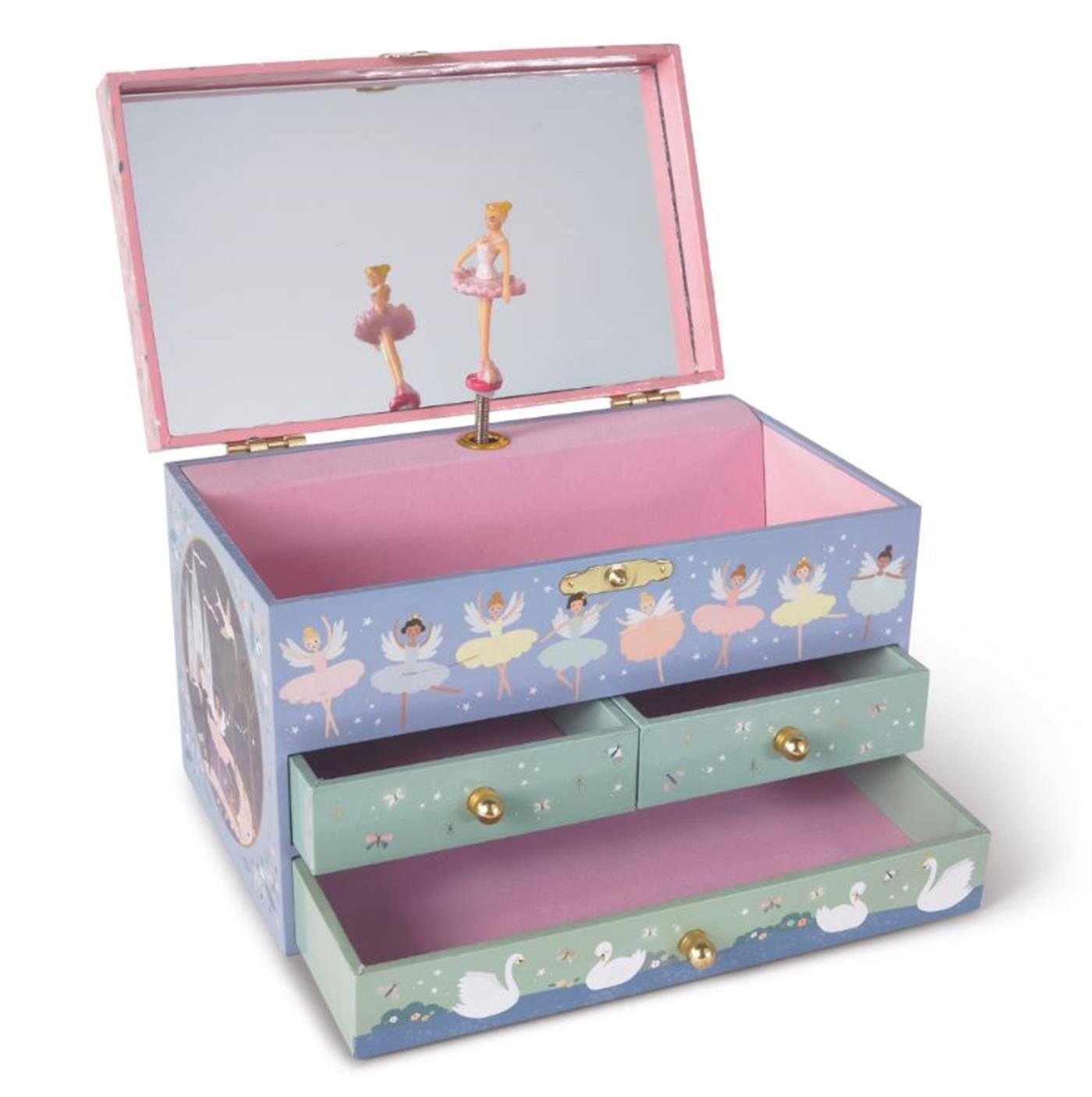 Floss & Rock 3 Cekmeceli Müzikli Mücevher Kutusu / Enchanted