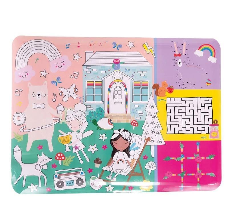 Floss & Rock Boyanabilir Oyun ve Aktivite Matı / Rainbow Fairy