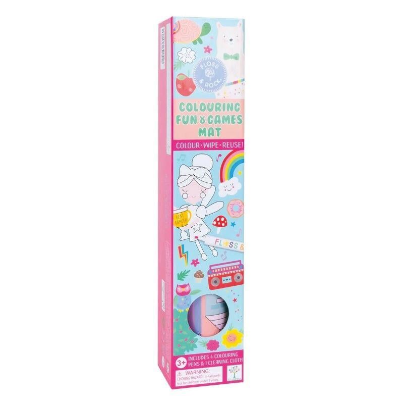 Floss & Rock Boyanabilir Oyun ve Aktivite Matı / Rainbow Fairy