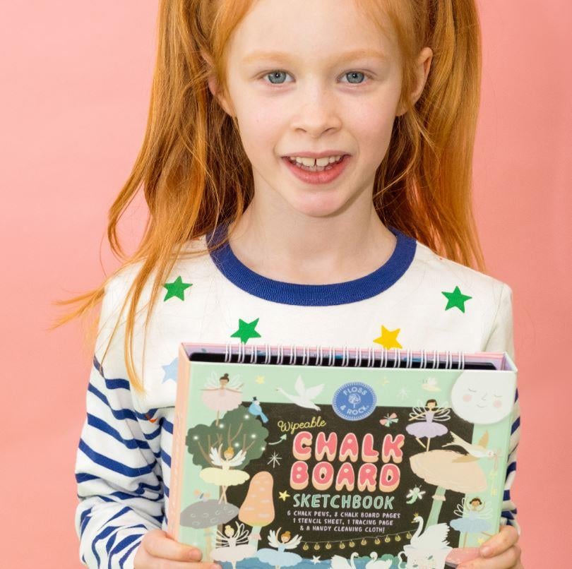 Floss & Rock Chalk Board Eskiz Kitabı / Enchanted