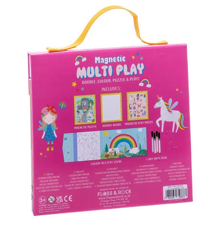 FLOSS & ROCK Mıknatıslı Çoklu Oyun Seti / Rainbow Fairy