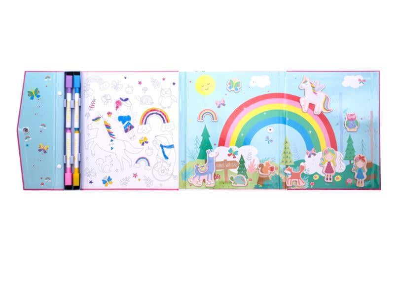 FLOSS & ROCK Mıknatıslı Çoklu Oyun Seti / Rainbow Fairy