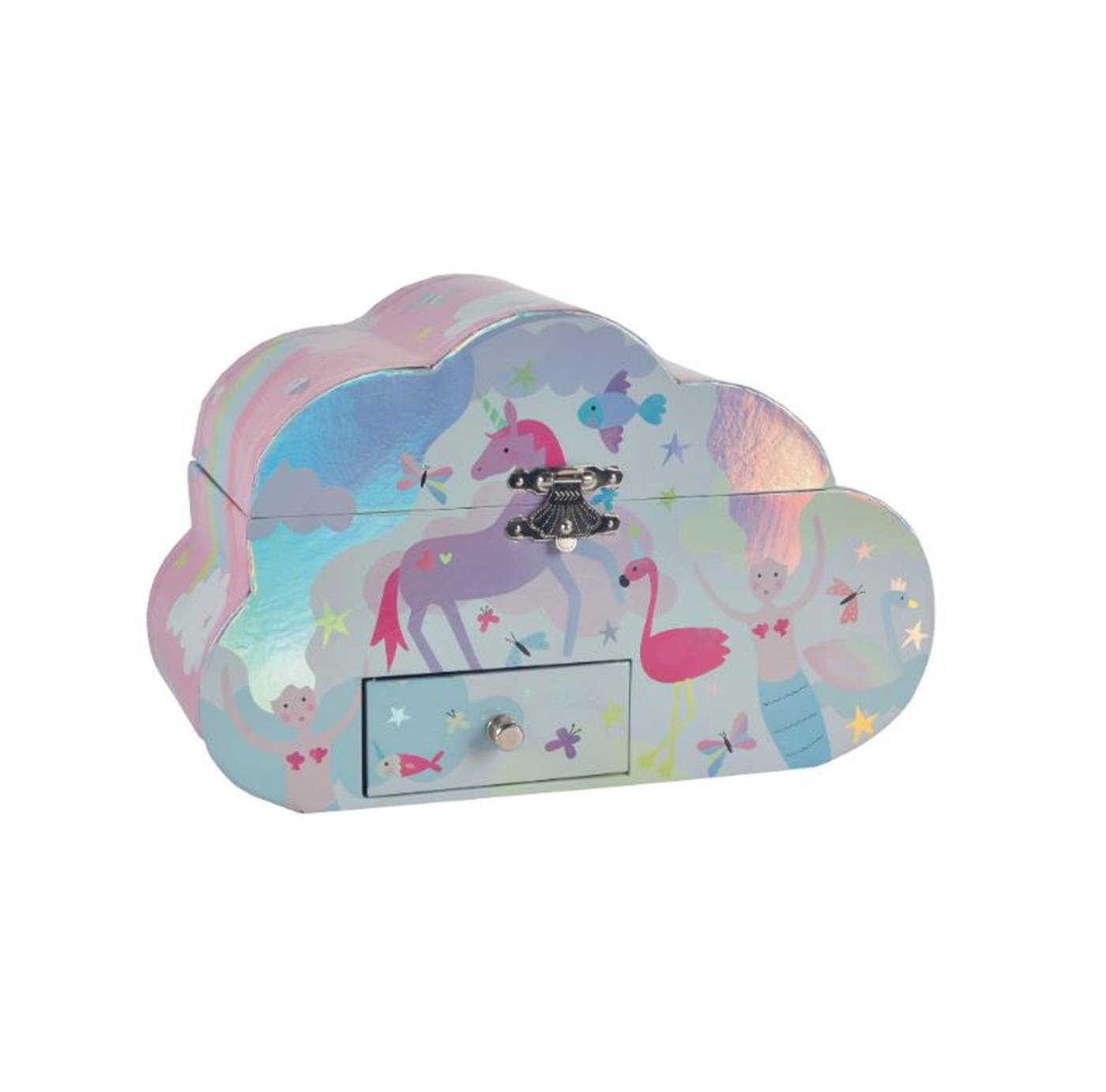 Floss & Rock Müzikli Bulut Şekilli Mücevher Kutusu / Fantasy