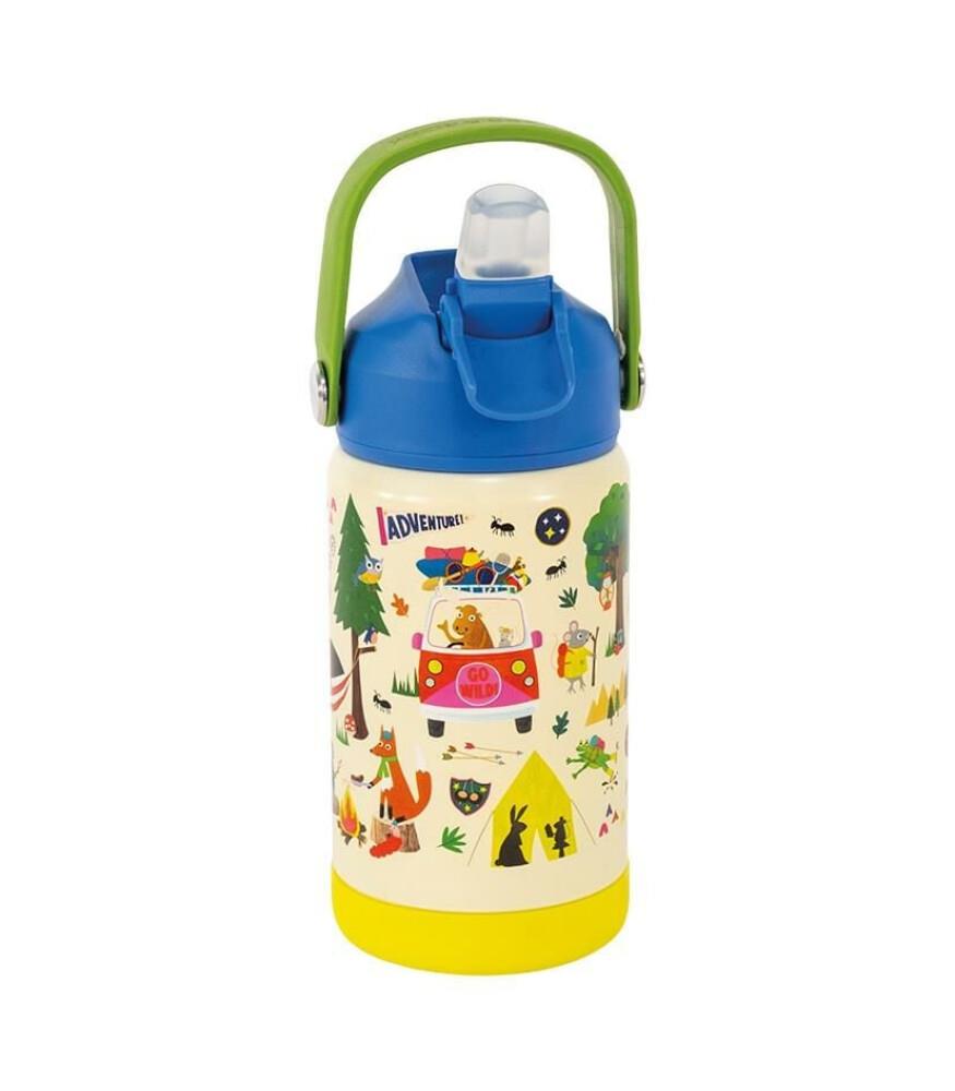 Floss & Rock Paslanmaz Çelik Pipetli Suluk / Adventure