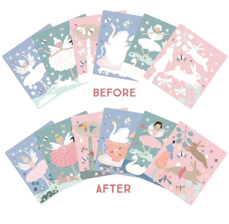 Floss & Rock Renk Değiştiren Water Magic Boyama Kitabı /Enchanted