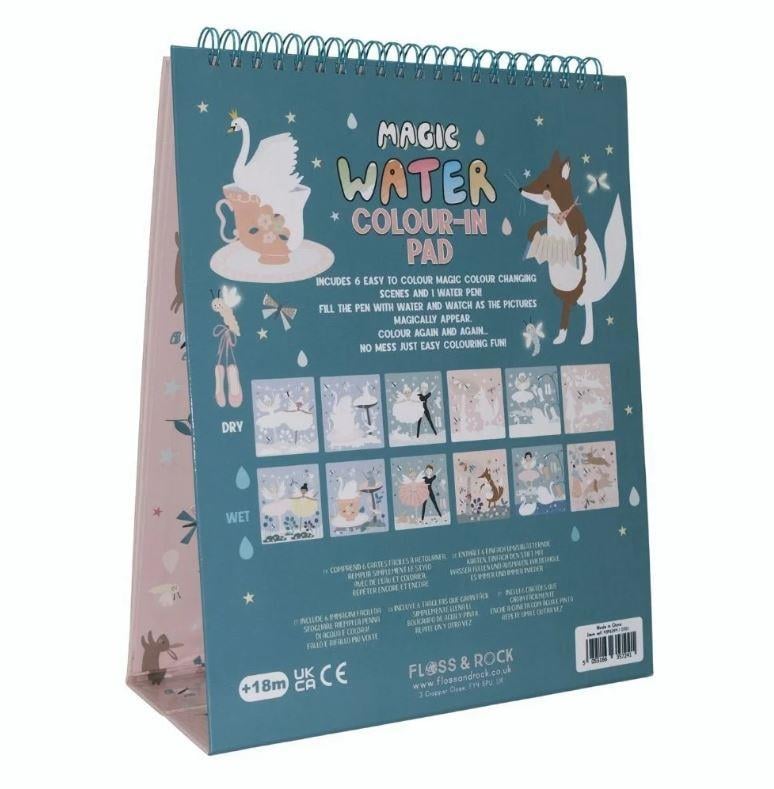 Floss & Rock Renk Değiştiren Water Magic Boyama Kitabı /Enchanted
