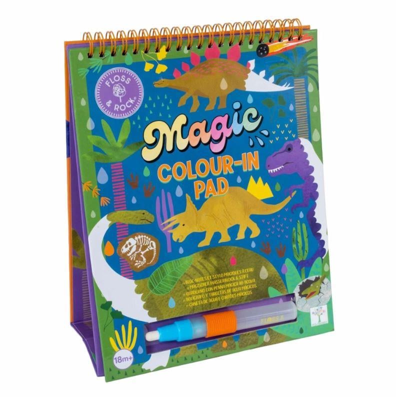 Floss & Rock Renk Değiştiren Water Magic Boyama Kitabı / Dino