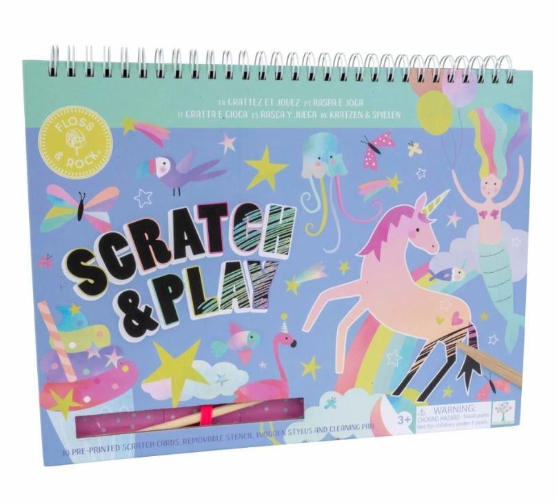 Floss & Rock Scratch and Play Aktivite Kitabı /Fantasy