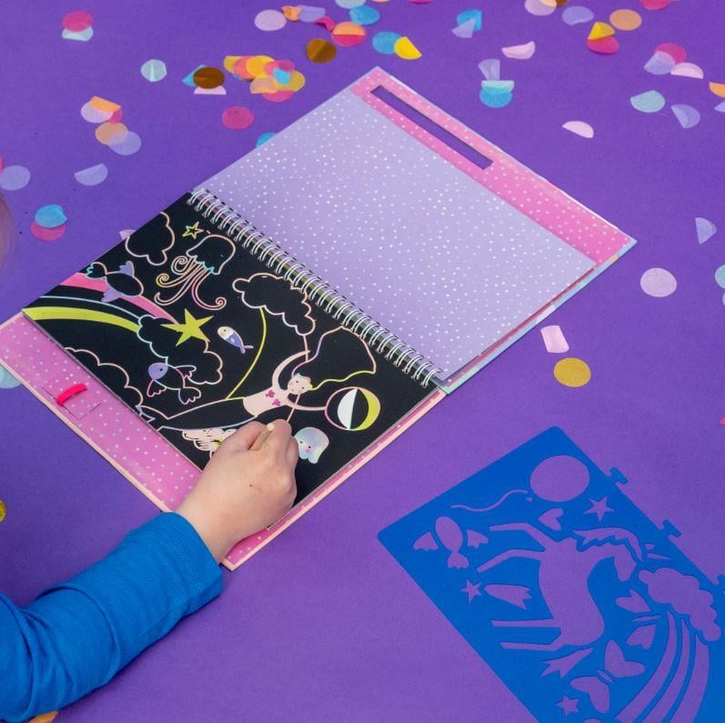 Floss & Rock Scratch and Play Aktivite Kitabı / Enchanted