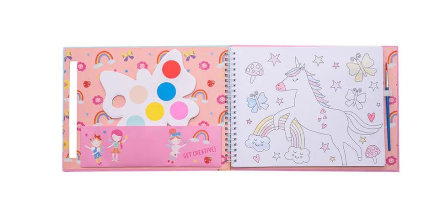 Floss & Rock Sulu Boyalı Boyama Kitabı / Rainbow Fairy