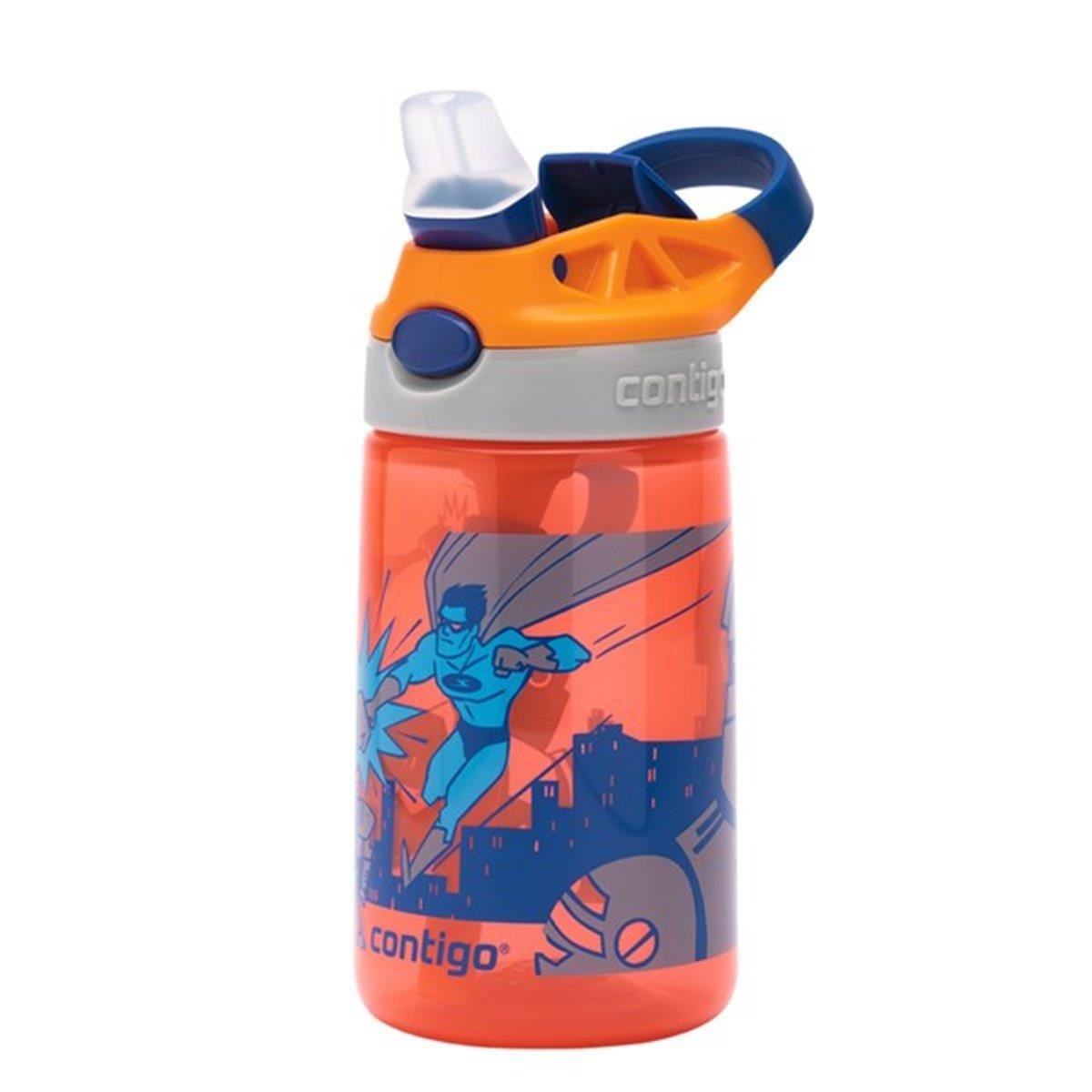 Gizmo Flip Süper Kahraman Çocuk Suluğu  420ml Turuncu