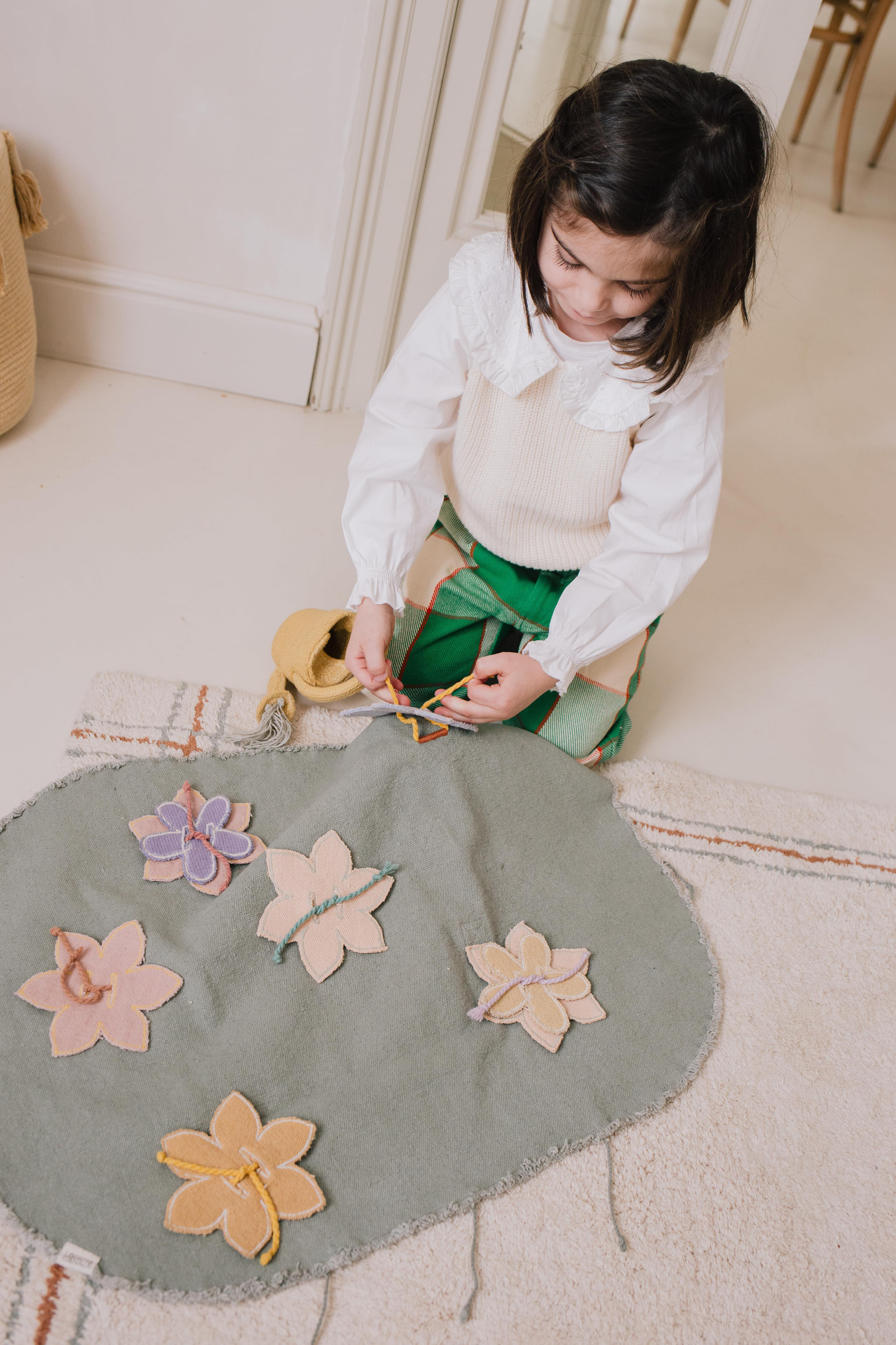 Green toy set, Flower Garden