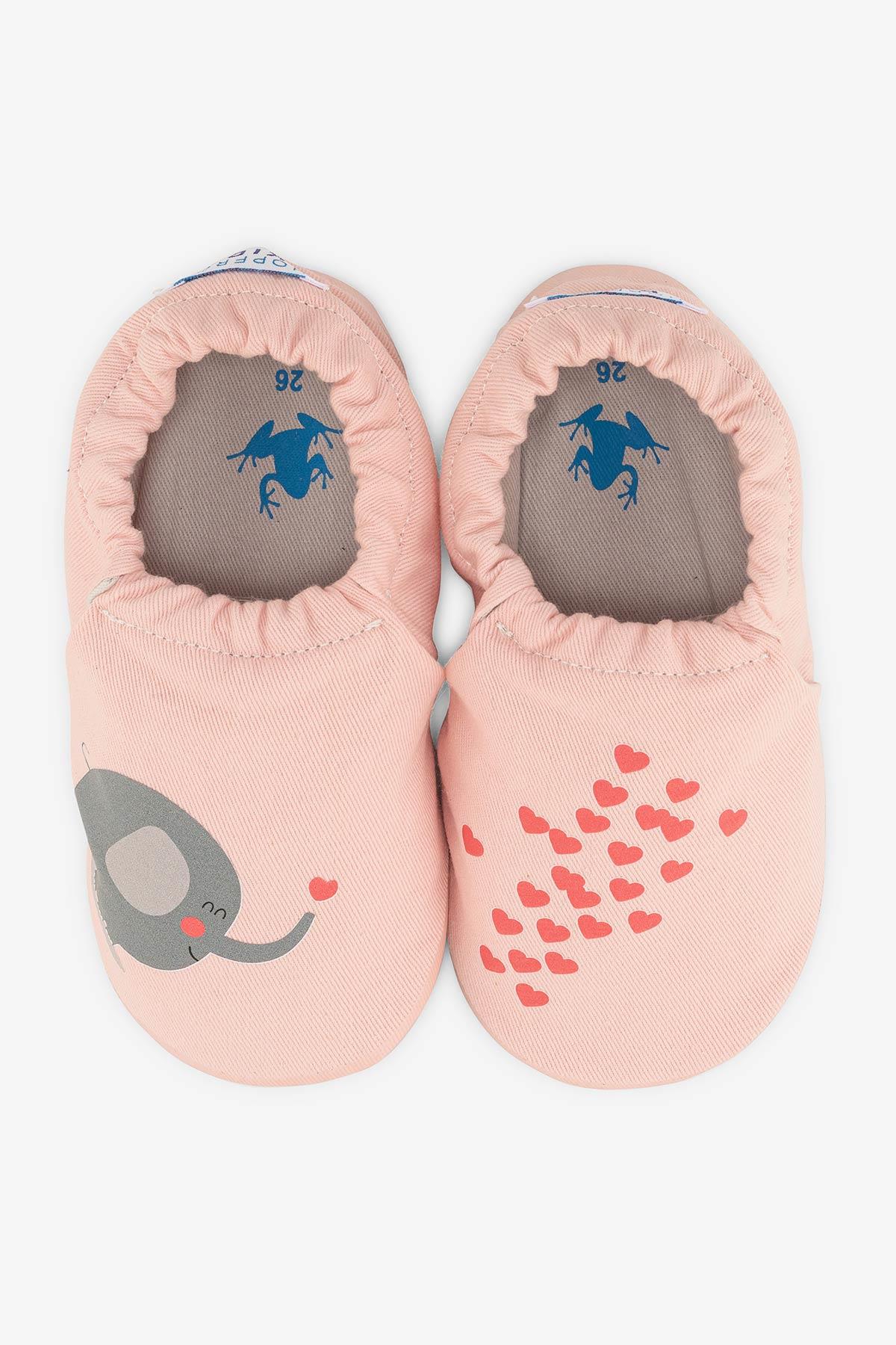 Hopfrög Barefoot Patik Cute Hose Toz Pembe