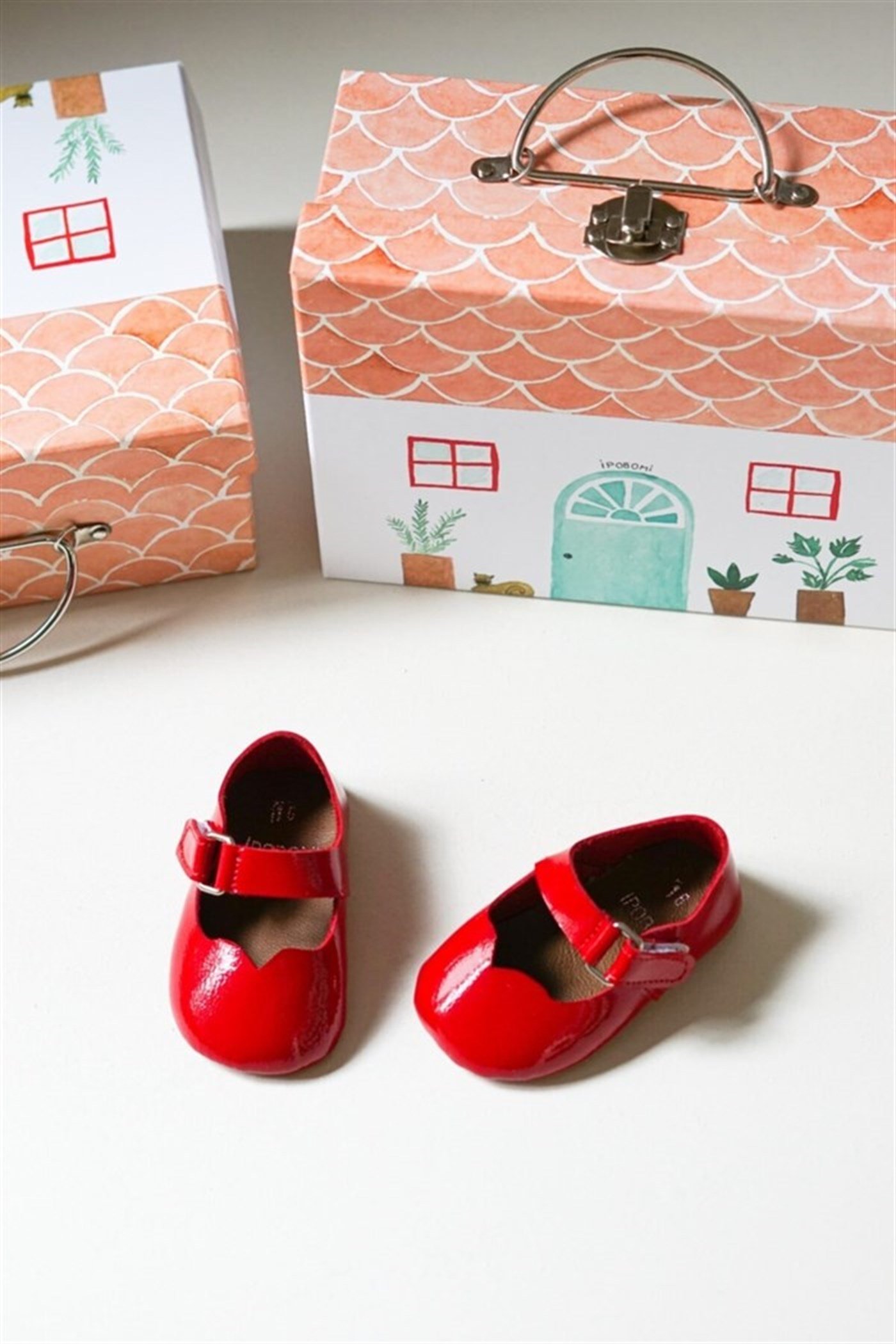 İpobomi Audrey Kırmızı Patik Kırmızı