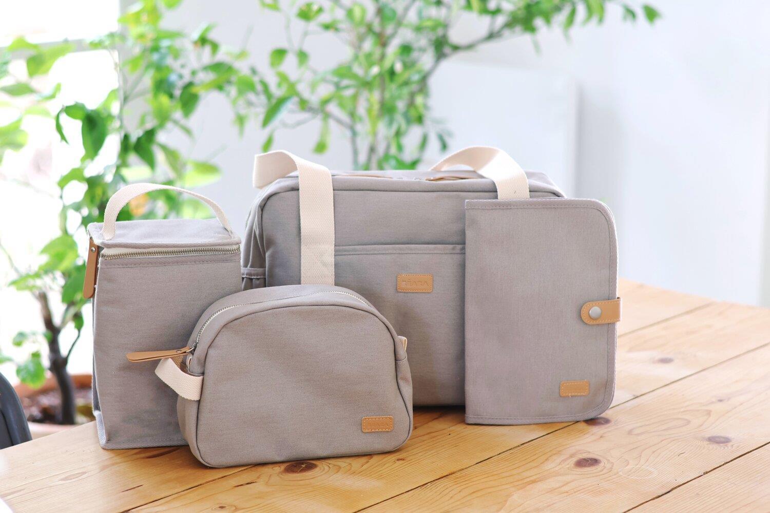 İzotermik Beslenme Çantası, Canvas pearl grey