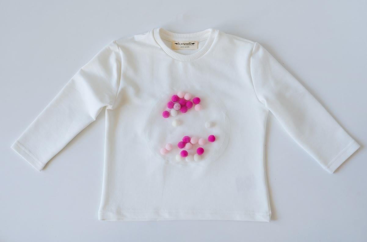 La Pomponette Uzun Kollu T-shirt Mia