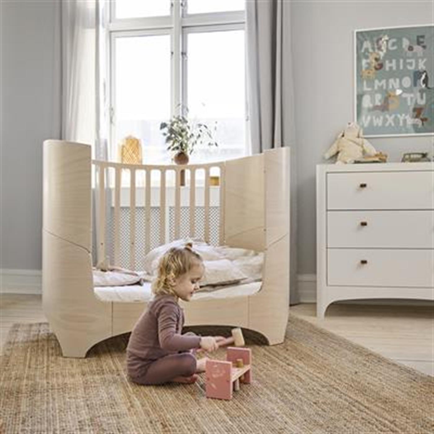 Leander Classic Bebek Karyolası,  Whitewash