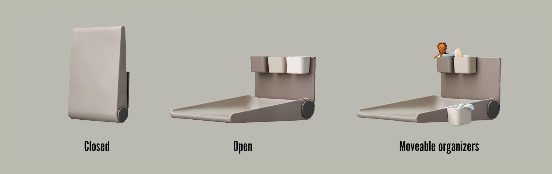 Leander Wally™ Alt Değiştirme Ünitesi,Kapuçino