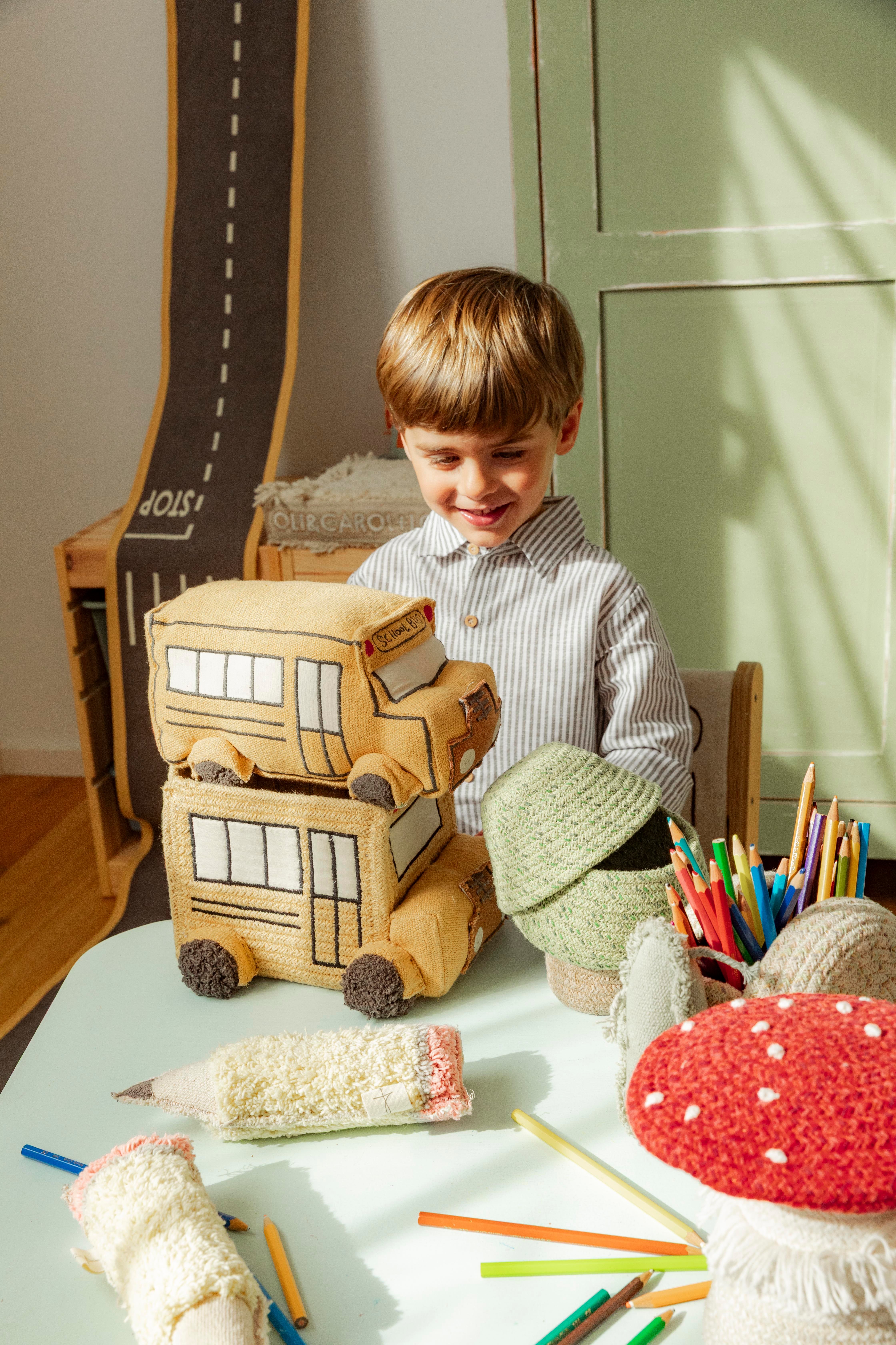 Lorena Canals Çocuk Odası Sepet, Mini Bus