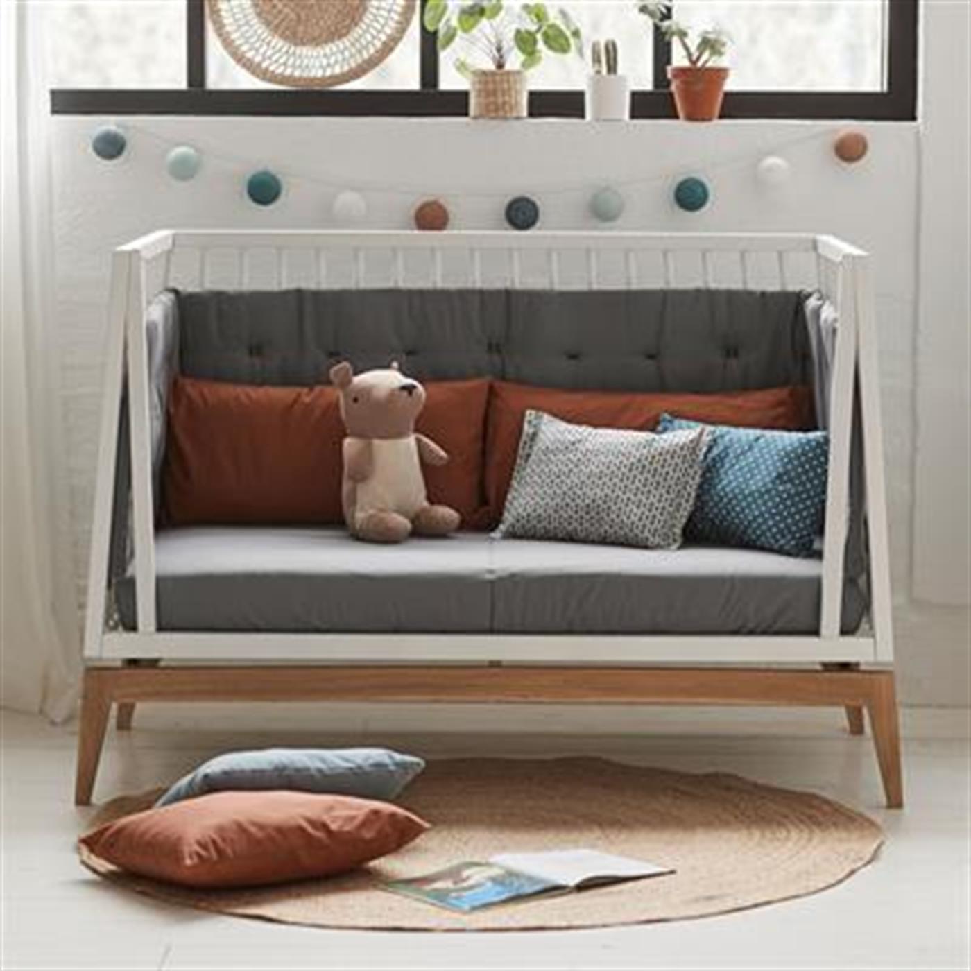 Luna Bebek Karyolası 70x140cm  Dönüşüm Kiti, Beyaz