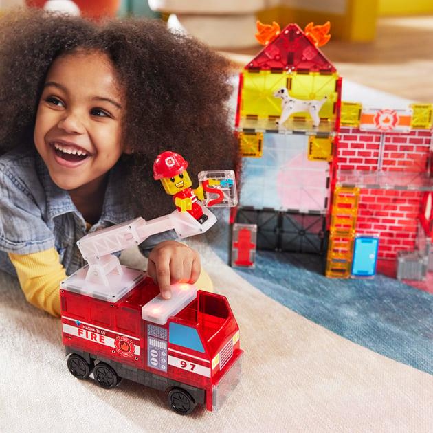 Magna-Tiles- Fire Station - 50 Parça