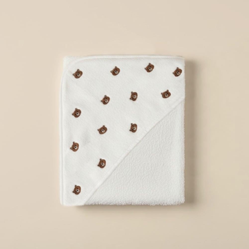 Mama Yoyo Nakışlı Kundak Havlu Ayı