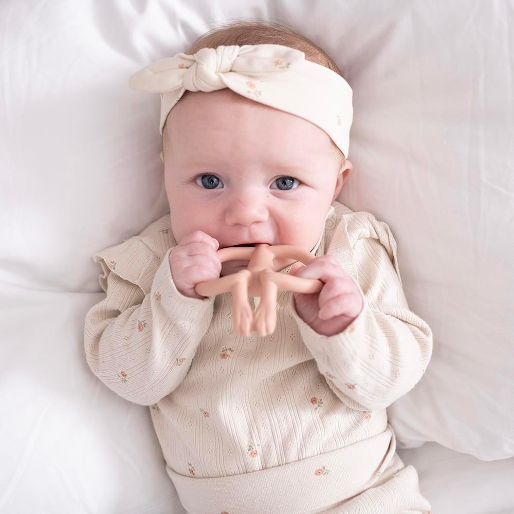 Matchstick Monkey Silikon Diş Kaşıyıcı- Pembe